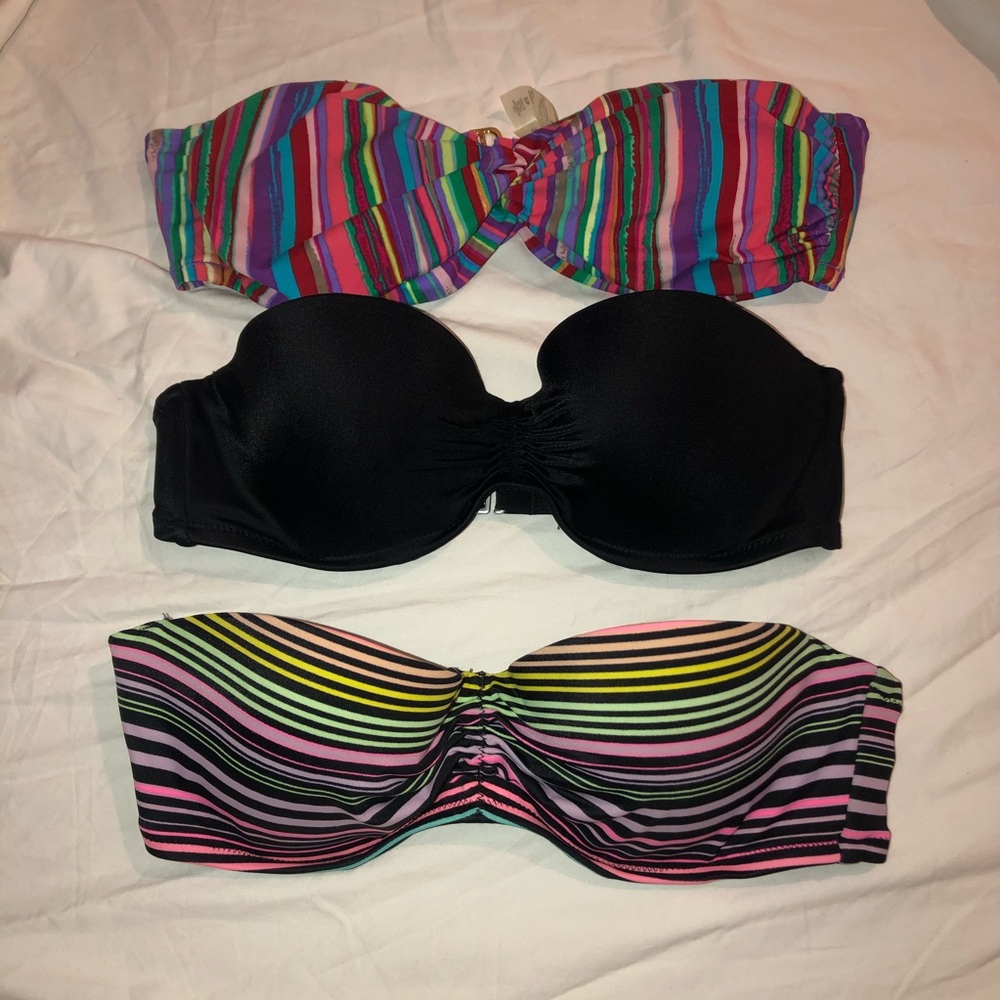 🌟BUNDLE Victoria Secrets Swim strapless tops